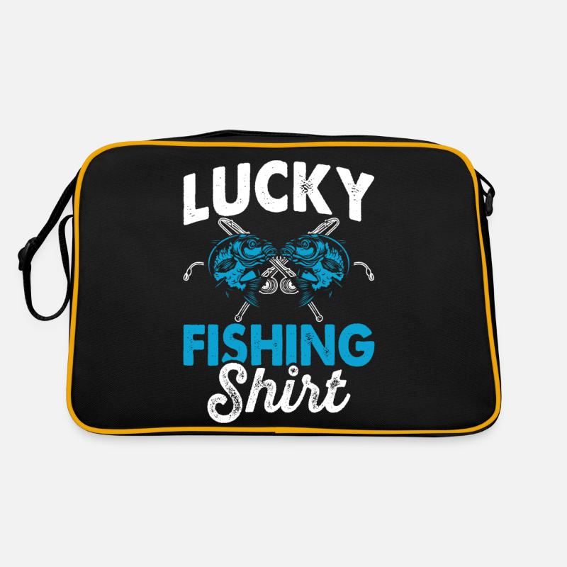 Pêcheurs à la ligne Pêche Pêche - Sac Retro - noir/or