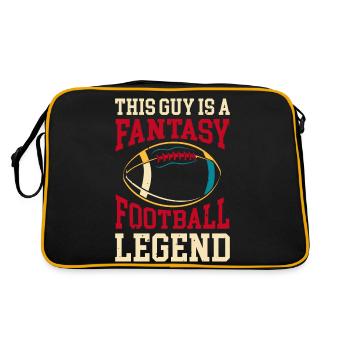 Fantasy Football - Sac Retro - noir/or - Dos
