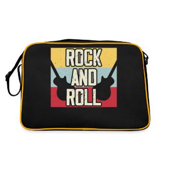 Rock And Roll - Retro Bag - black/gold - Back