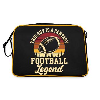 Fantasy Football - Sac Retro - noir/or - Dos