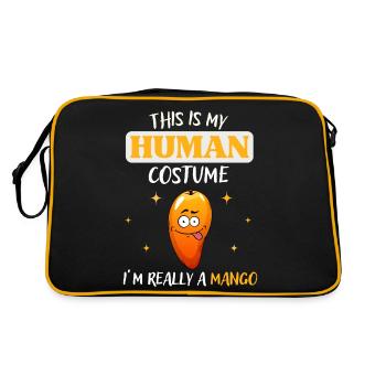 Costume Humain Mangue - Sac Retro - noir/or - Dos