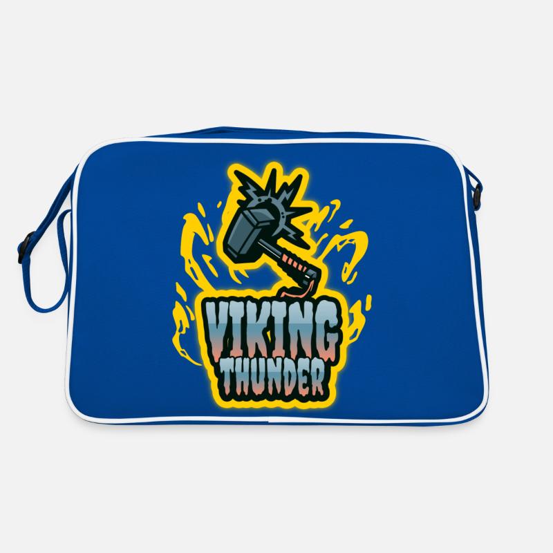 Viking Thunder Spielstil Retro Tasche