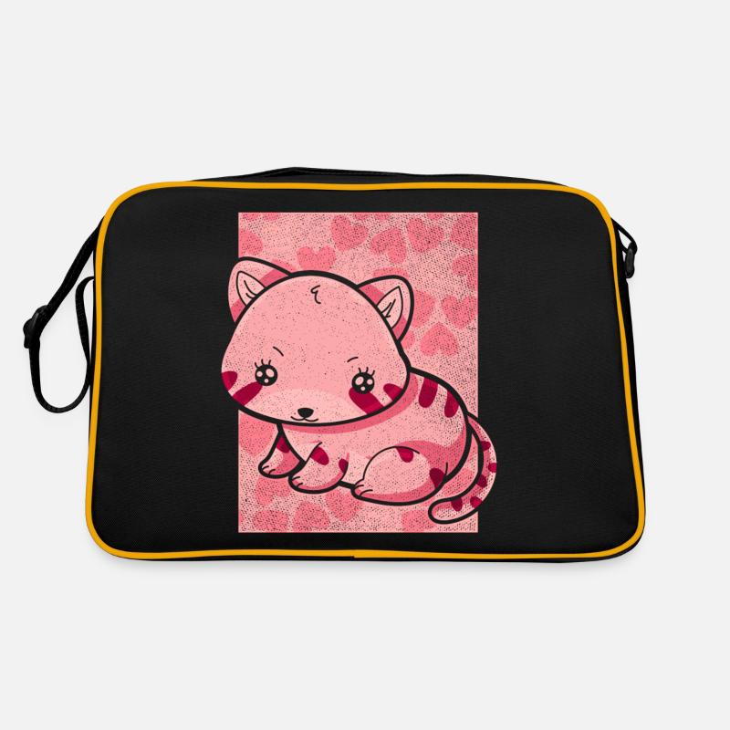 Chat Propriétaire Cadeau Kawaii Chat Sac Retro