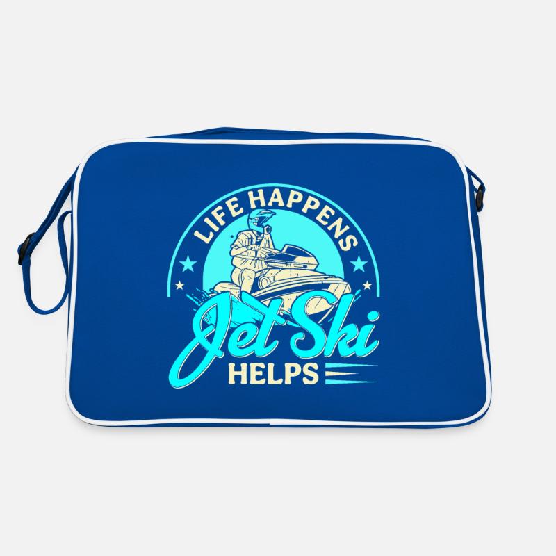 La vie arrive, mais le Jet Ski aide Sac Retro