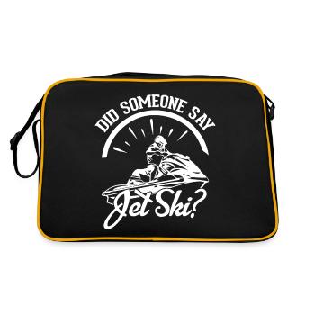 Did someone say jet ski? - Retro Bag - black/gold - Back