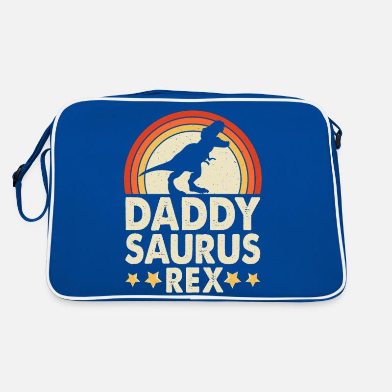 Daddy Saurus Rex Daddy Father Father's Day Retro Bag