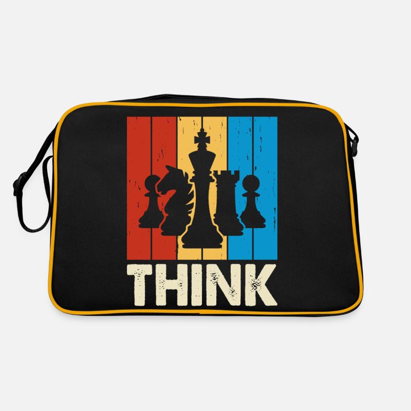 Échecs - Sac Retro - noir/or