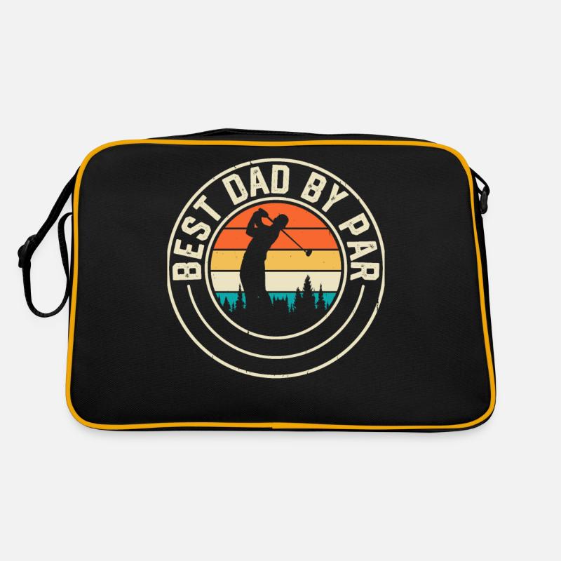 Golf Golfer Papa Vater Retro Tasche