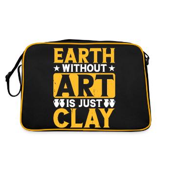 Art - Retro Bag - black/gold - Back