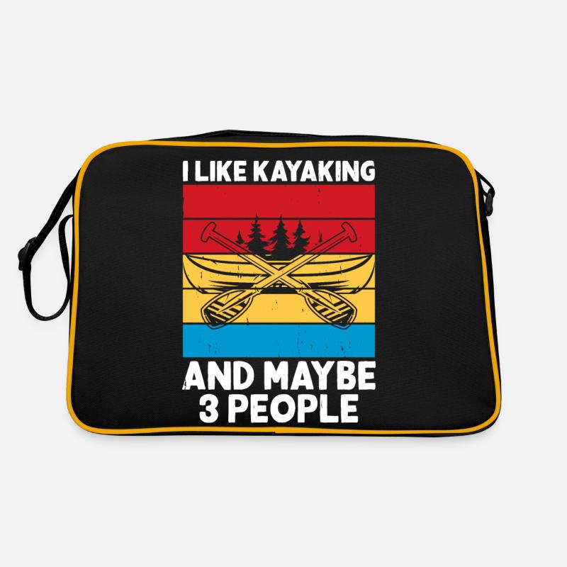 Kayak Kayaker Kayaker Retro Bag