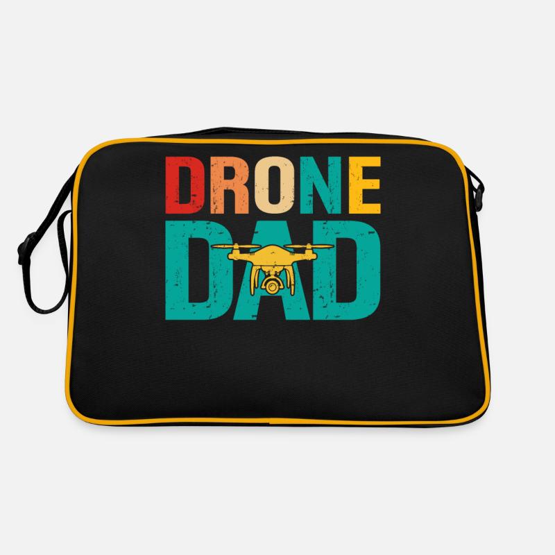 Drone Daddy Father Father's Day Retro Bag