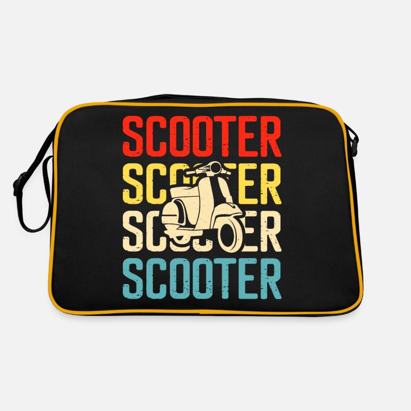 Roller Rollerfahrer Motorroller Retro Tasche