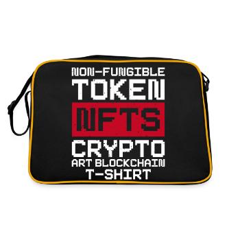 NFT - Retro Bag - black/gold - Back