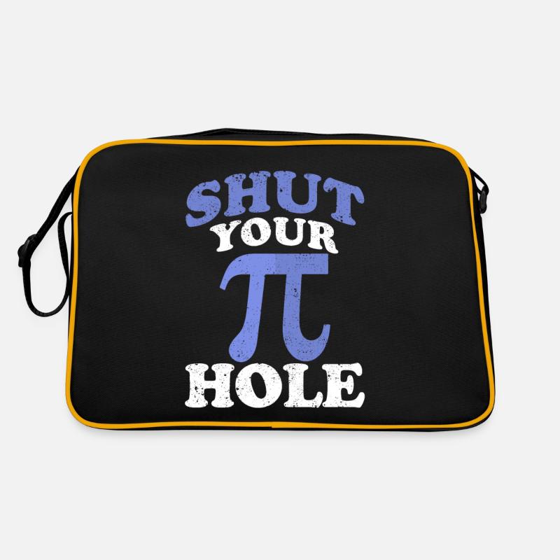 Halt die Klappe, Pi-Tag Mathe 3.14 Wissenschaft Retro Tasche