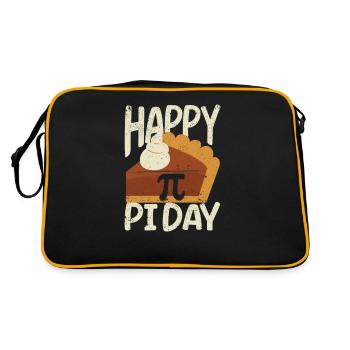 Happy Pi Day 3.14 Professeur de mathématiques Groovy - Sac Retro - noir/or - Dos