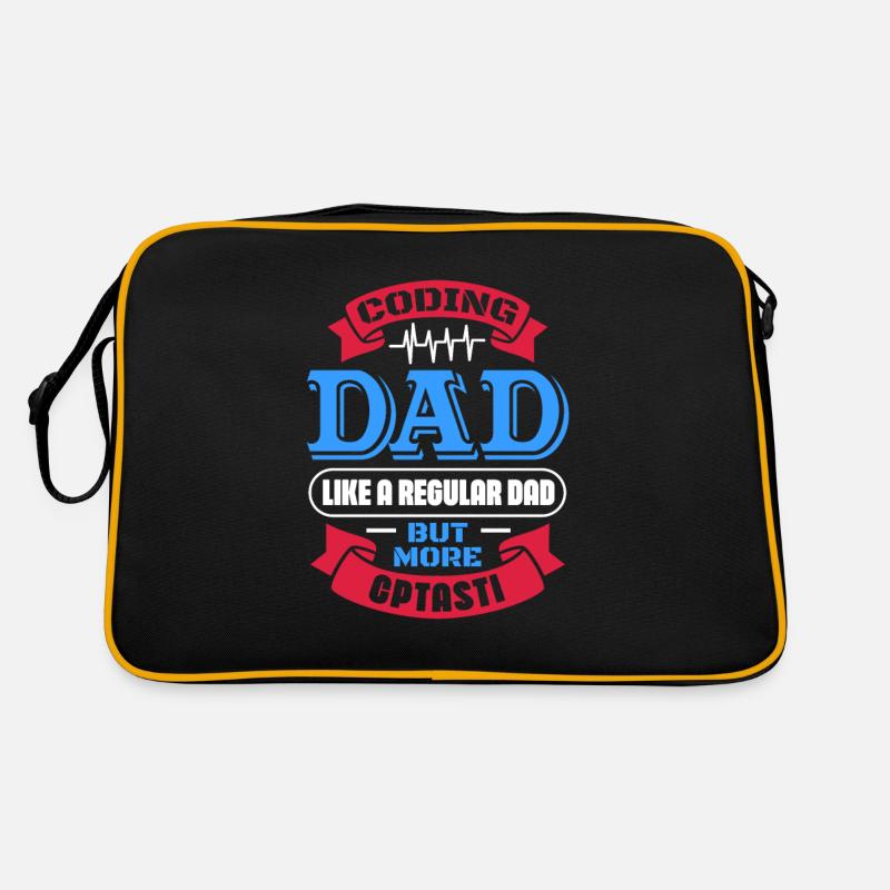 Funny Regular Dad But Cooler - Medical Programmer Retro Tasche