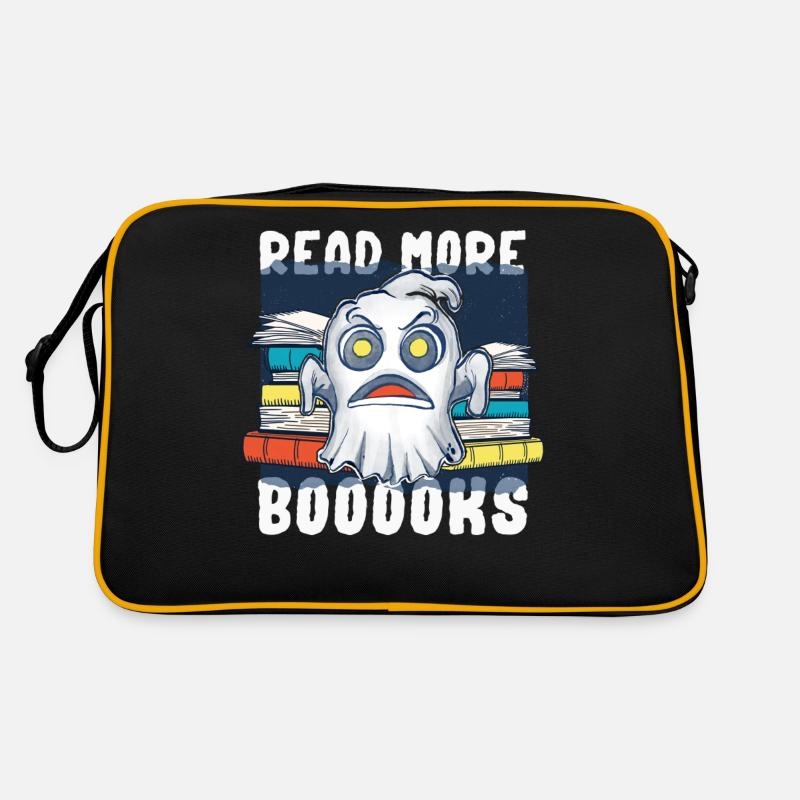 Groovy Read More Books Ghost Cute Funny Retro Bag