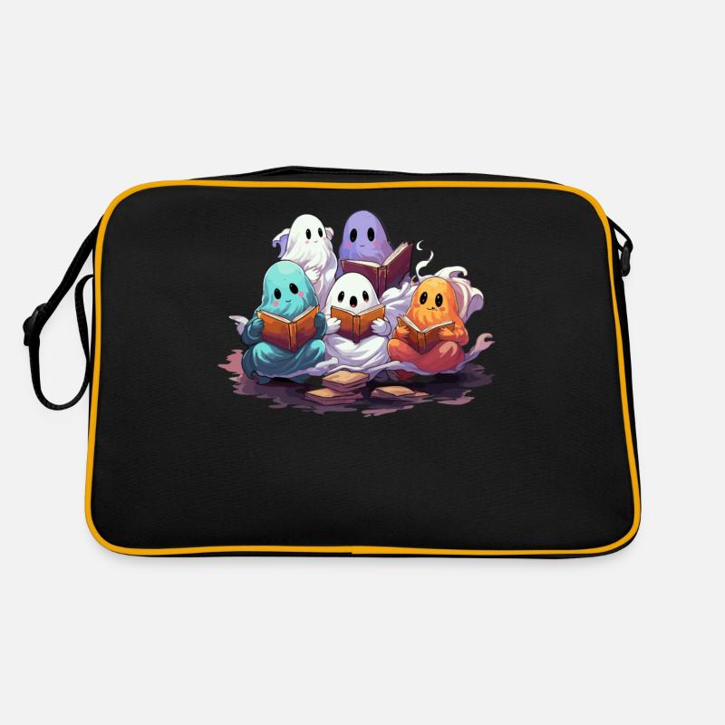 Groovy Read More Books Ghost Cute Funny Retro Bag