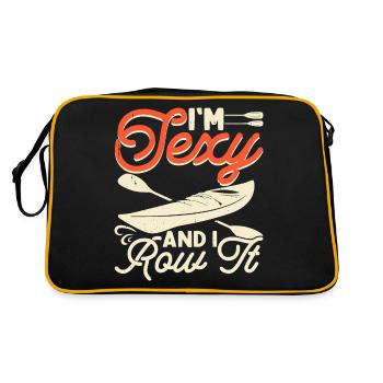 Kayak Kayaker Kayaker - Retro Bag - black/gold - Back