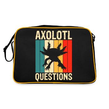 Axolotl Questions - Retro Bag - black/gold - Back
