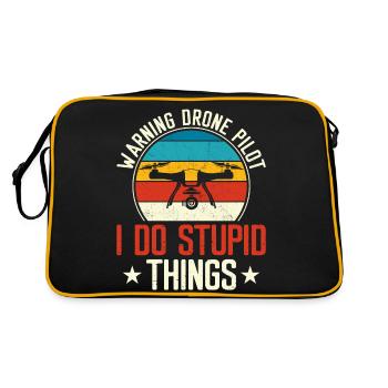 Drone - Retro Bag - black/gold - Back