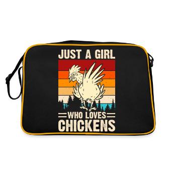 Poulets Poulet - Sac Retro - noir/or - Dos