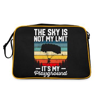 Parachutist - Retro Bag - black/gold - Back