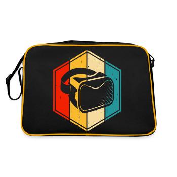 Réalité virtuelle VR - Sac Retro - noir/or - Dos