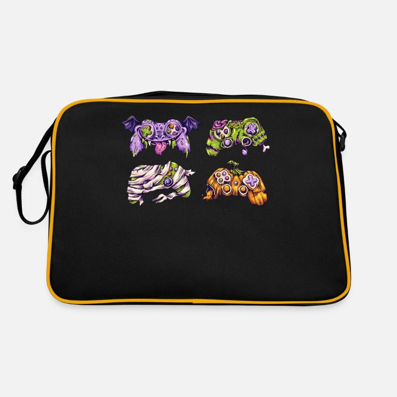 Mes compétences de jeu sont effrayantes Halloween Sac Retro