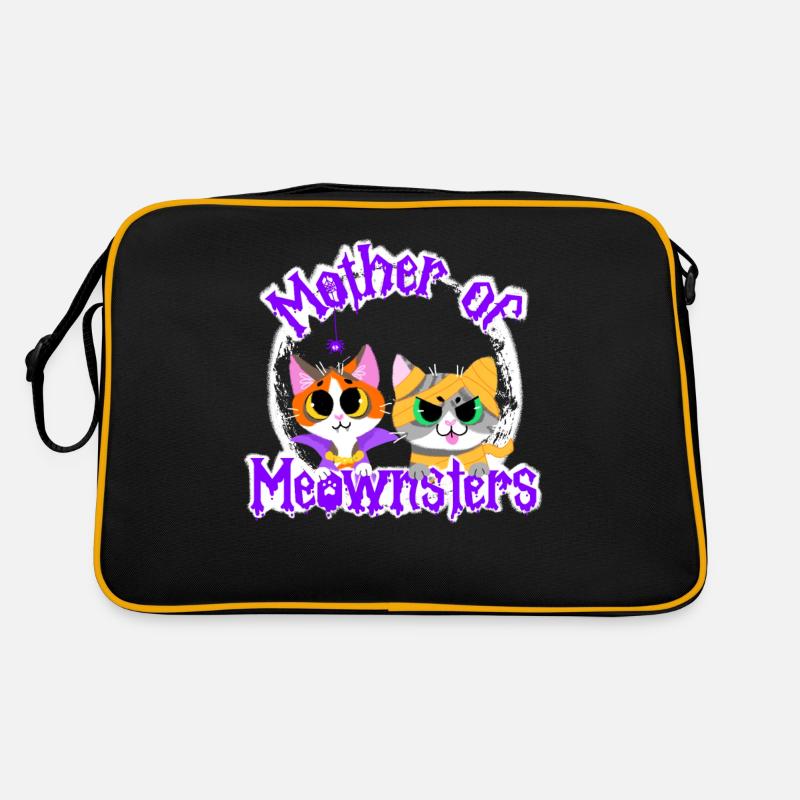 Mère de Meownsters Mignons Chats Costume d’Halloween Sac Retro