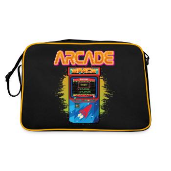 Arcade Machine Player Jeux vidéo Jeux Streamer - Sac Retro - noir/or - Dos