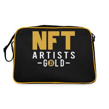 NFT - Retro Bag - black/gold - Back