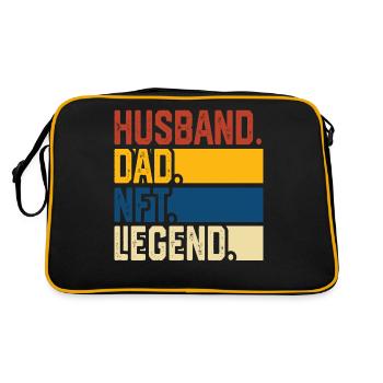 NFT - Retro Bag - black/gold - Back