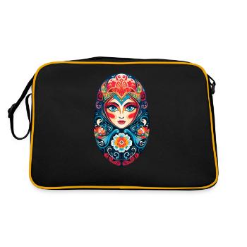 Russian nesting doll - Retro Bag - black/gold - Back