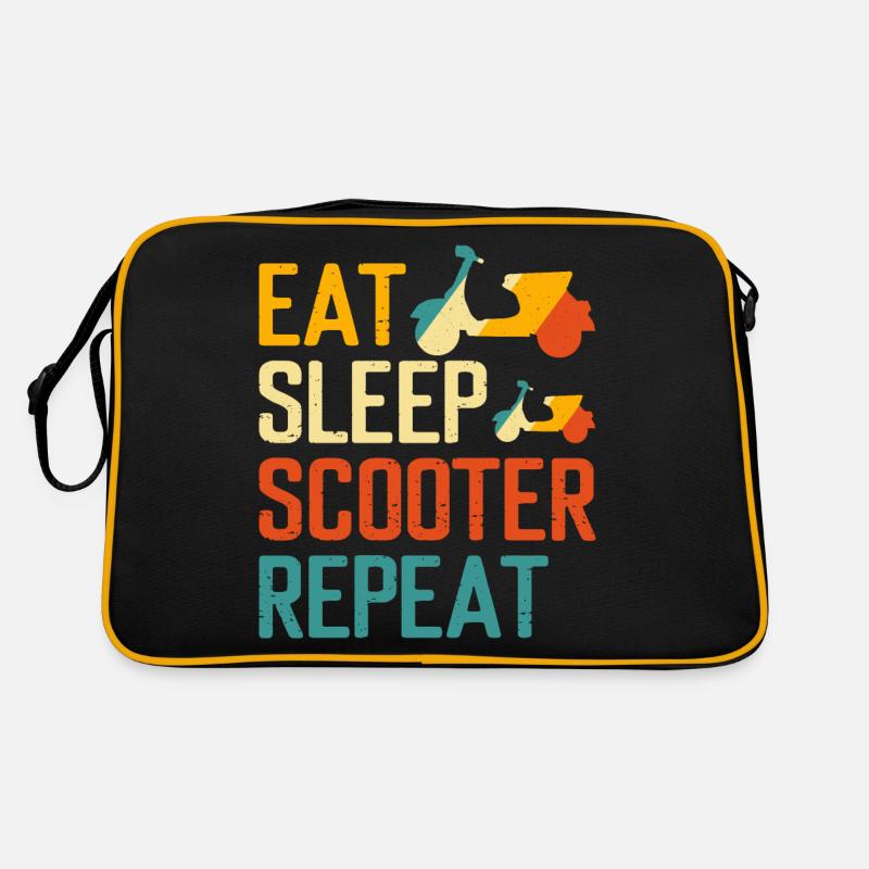 Roller Rollerfahrer Motorroller Retro Tasche