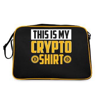 Crypto Cryptocurrency - Retro Bag - black/gold - Back