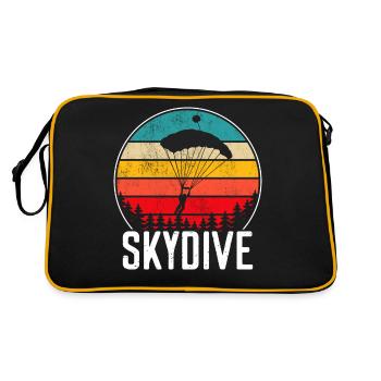 Skydive skydiving - Retro Bag - black/gold - Back