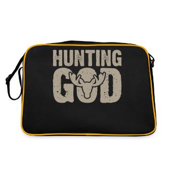 Hunter - Retro Bag - black/gold - Back
