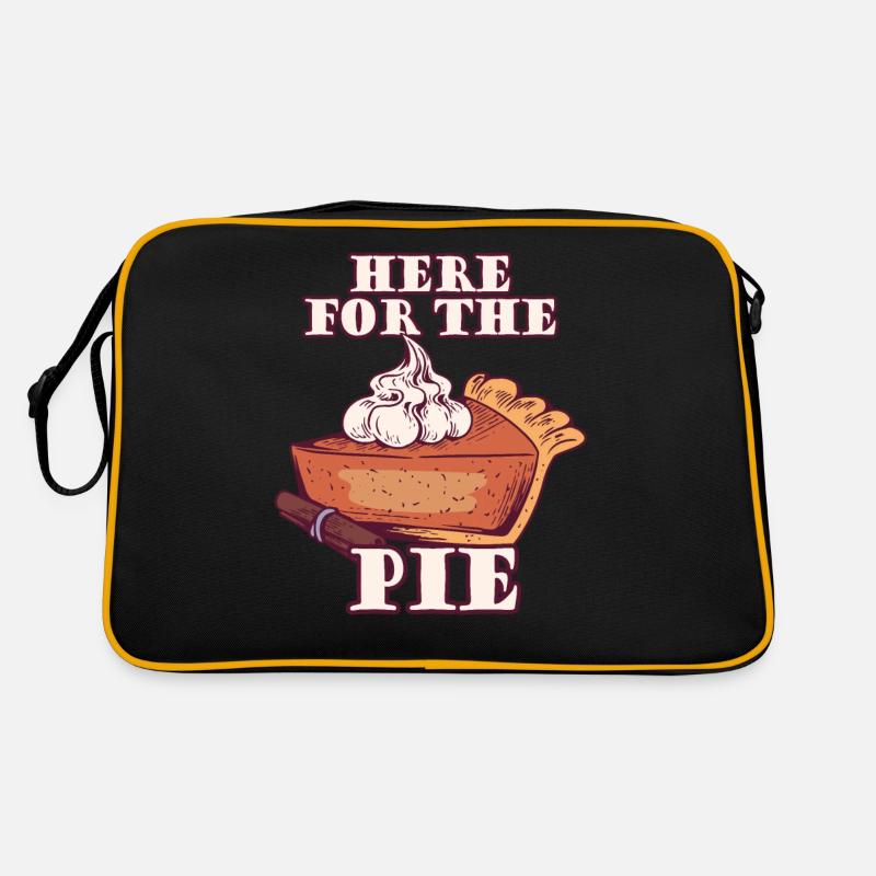 Here for the cake pumpkin pie Thanksgiving Retro Bag