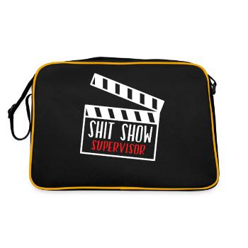 Cinema Chaos Shit Show Supervisor - Retro Bag - black/gold - Back