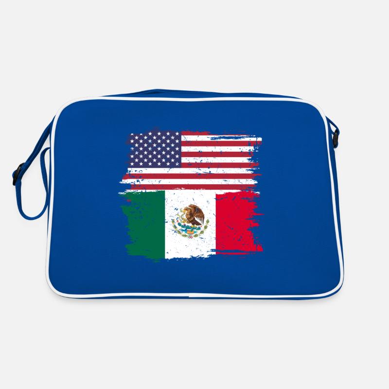 États-Unis Drapeau mexicain Sac Retro