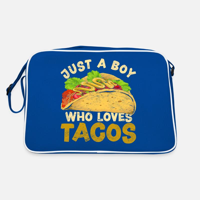 Juste un garçon qui aime les tacos, la restauration rapide, les tacos Sac Retro