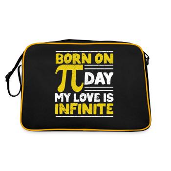 Né le jour de Pi Mon amour est infiniment drôle - Sac Retro - noir/or - Dos