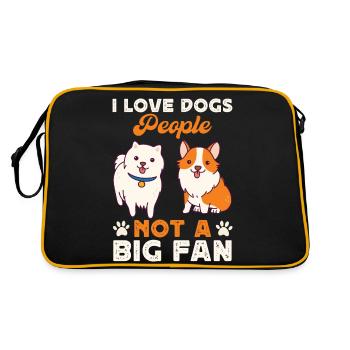 Chiens Chien - Sac Retro - noir/or - Dos