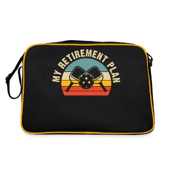 Pickleball - Sac Retro - noir/or - Dos