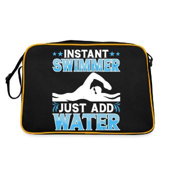 Swimming Float - Retro Bag - black/gold - Back