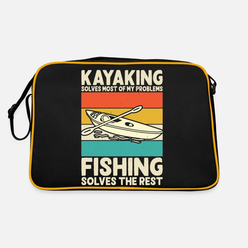 Kayak Kayaker Kayaker Retro Bag