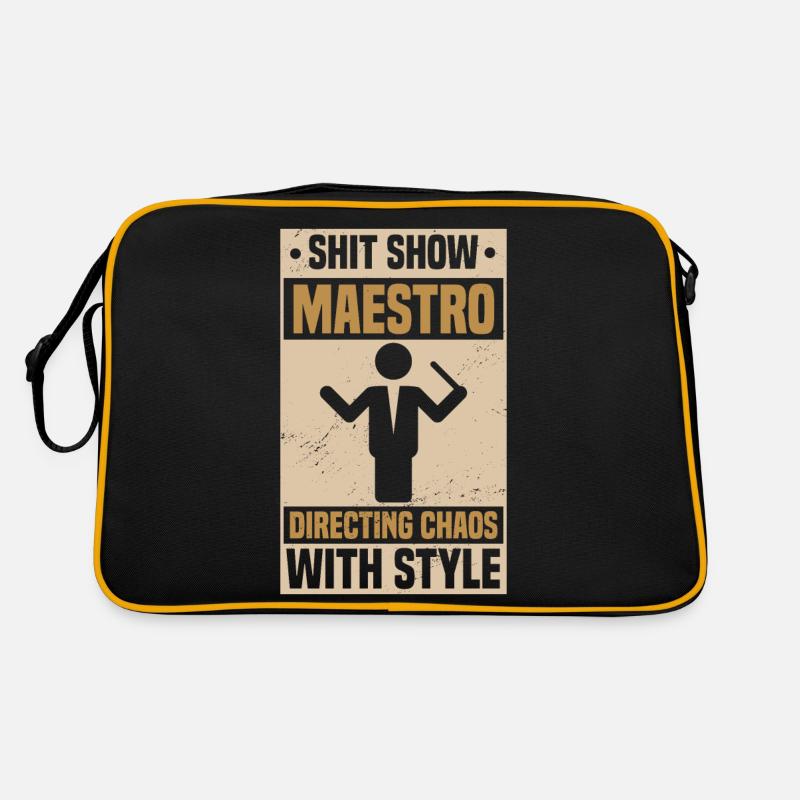 Scheiße-Show-Maestro Retro Tasche