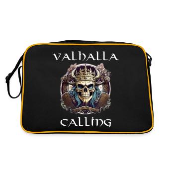 Valhalla full - Retro Bag - black/gold - Back