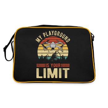 Drohnen Pilot Drohne Whoop Copter FPV Pilot Drone - Sac Retro - noir/or - Dos
